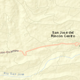 San José del Rincón Centro Street Map