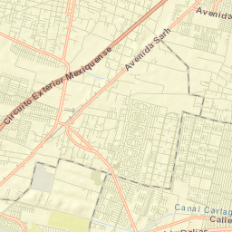 Santiago Teyahualco Street Map