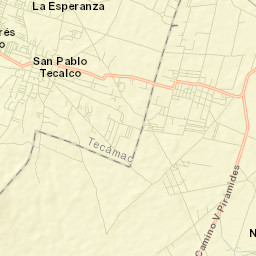 San Pablo Tecalco Street Map