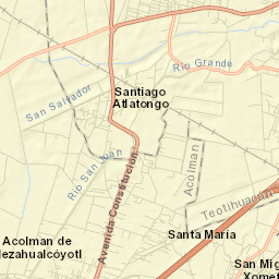 Xometla Street Map