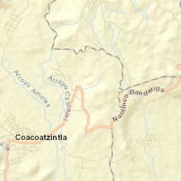 Coacoatzintla Street Map