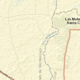 Las Matas de Santa Cruz Street Map