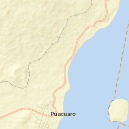 Puácuaro Street Map