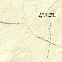 San Miguel Agua Bendita Street Map