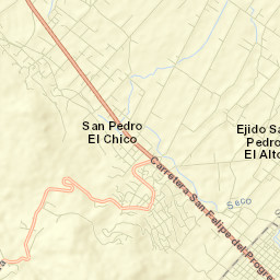 San Agustín Mextepec Street Map