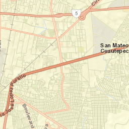 Colonia Lázaro Cárdenas (Los Hornos) Street Map