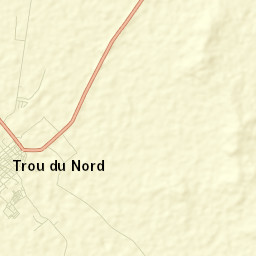 Trou du Nord Street Map