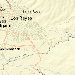 Los Reyes de Salgado Street Map