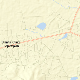 Manzana Tercera de Santa Cruz Tepexpan Street Map