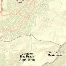 Sierra de Guadalupe Street Map