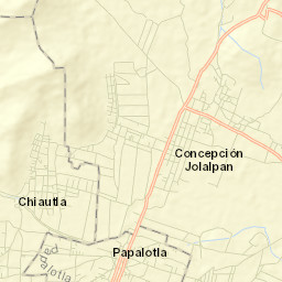 Papalotla Street Map