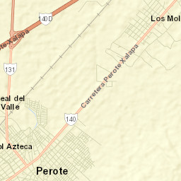Perote Street Map