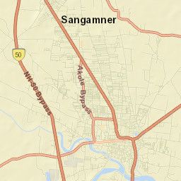 Sangamner Street Map