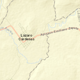 Lázaro Cárdenas Street Map