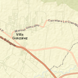 Villa González Street Map