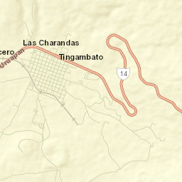 Tingambato Street Map