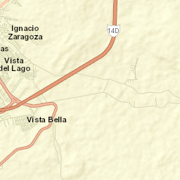 Colonia Vista Bella (Lomas del Peaje) Street Map