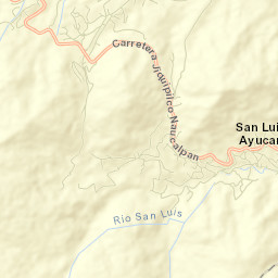 San Luis Ayucán Street Map