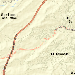 Ejido del Tejocote Street Map