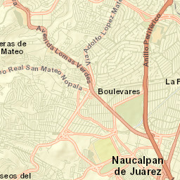 Naucalpan de Juárez Street Map