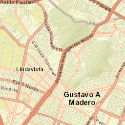 Gustavo Adolfo Madero Street Map