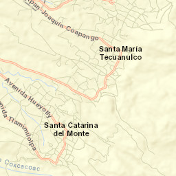 Santa María Tecuanulco Street Map