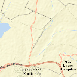 San Simeón Xipetzingo Street Map