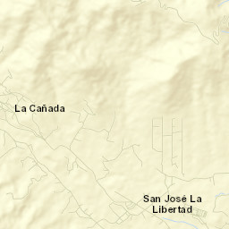 La Cañada Street Map