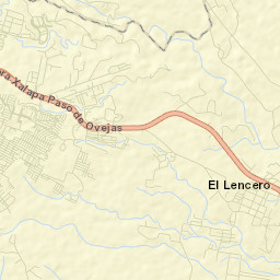El Lencero Street Map