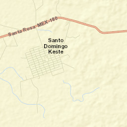 Santo Domingo Kesté Street Map