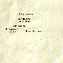 Jungapeo de Juárez Street Map