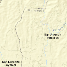 San Agustín Mimbres Street Map