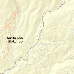Santa Ana Jilotzingo Street Map