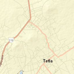 Tetla Street Map