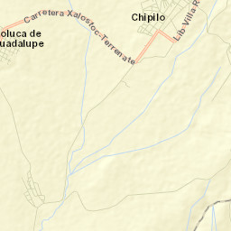 Terrenate Street Map