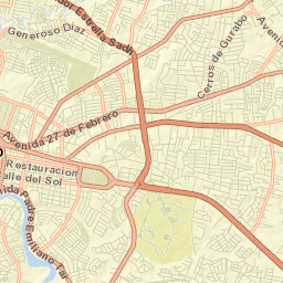 Santiago de los Caballeros Street Map