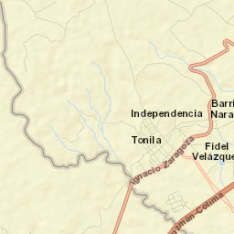 Cofradía Street Map