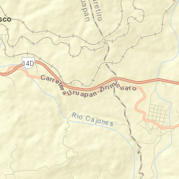 Zirimícuaro Street Map