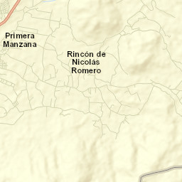 Rincón de Nicolás Romero (Cedros Tercera Manzana) Street Map