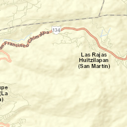 Santa Cruz Huitzizilapan Street Map