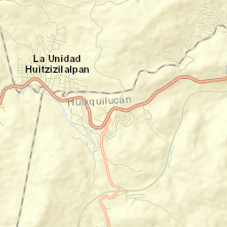 La Unidad Huitzizilapan Street Map