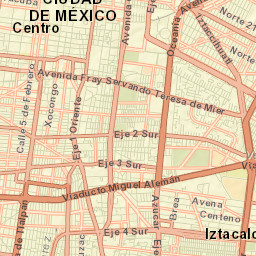 Iztacalco Street Map