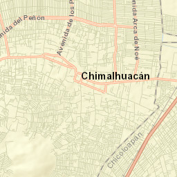 Santa María Chimalhuacán Street Map