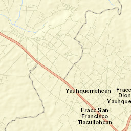 Topilco de Juárez Street Map