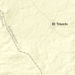 El Triunfo Street Map
