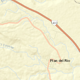 Plan del Río Street Map