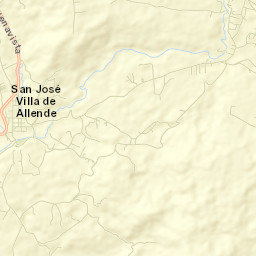San José Villa de Allende Street Map