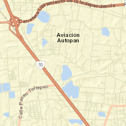 Colonia Aviación Autopan Street Map