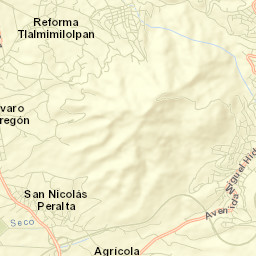 San Nicolás Peralta Street Map