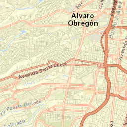 Álvaro Obregón Street Map